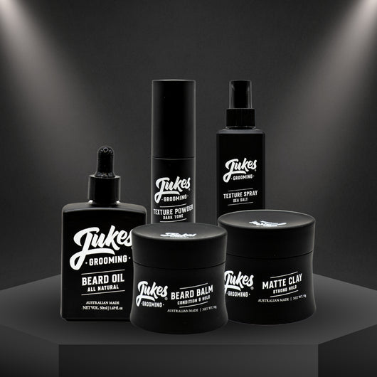 Jukes Ultimate Grooming Bundle - hair styling products and beard care products