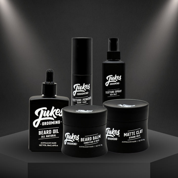 Jukes Ultimate Grooming Bundle - hair styling products and beard care products